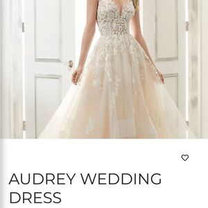 Morilee by Madeline Gardner Audrey Lace Bridal Gown- Plus Size